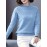 [Plus Size Viscose Sweater] Elegant Women's Plus Size Viscose Sweater | Crew Neck Pullover, Solid Color Knit Fabric, Medium Stretch, All Seasons, Thin Fleece Top, Extra Large