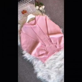 Plus Size - Women'S Ivory Yellow Loose-Fit Hooded Cardigan - Soft with Button Front, Chest Pockets & Ribbed Cuffs, Elegant Spring/Fall Layering Essential for Casual or Chic Outfits, Versatile Clothing, Classic Collar Design, Cozy Fabric