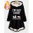Women's Funny Penguin Graphic Hooded Jacket - Winter Coat with 
