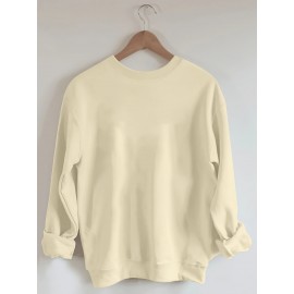 Women'S Casual Crew Neck Sweatshirt with Dark Humor 