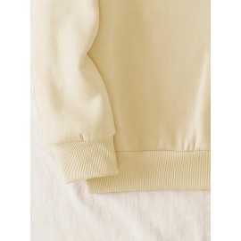 Women'S Casual Crew Neck Sweatshirt with Dark Humor 