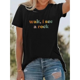 Women's Casual Short Sleeve T-Shirt - 